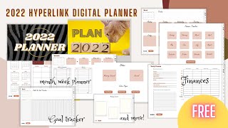 Free digital planner goodnotes 2022  free yearly digital planner for ipad [upl. by Shelagh97]