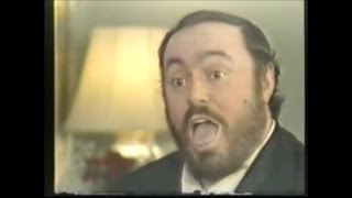 Pavarotti gives a singing lesson [upl. by Noir]