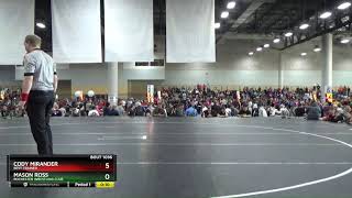 High School 11th  12th Grade 138 Cody Mirander Best Trained Vs Mason Ross Rochester Wrestling C [upl. by Ajax253]