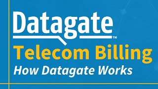 Datagate Telecom Billing  How Datagate Works [upl. by Ferdinanda]