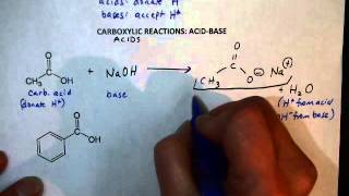 Carboxylic Acid Reactions AcidBase [upl. by Afrikah]