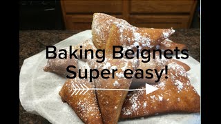 Baking Delicious New Orleans Beignets Emily [upl. by Nitnert]