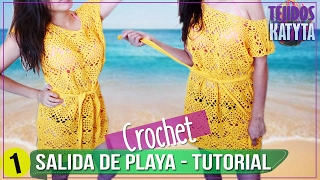 Salida de Playa en Crochet  Tutorial Paso a Paso  PARTE 1 DE 2 [upl. by Ofelia917]