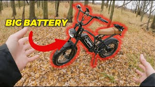 This 32mph Amazon Ebike Has a HUGE battery  EuybikeAuloor S4 Cheap Electric Bike Unboxing [upl. by Jaquelyn]