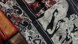 New Stock Nellore Kalamkari Silk Sarees with Nizam Borders amp Many More  21st July 24  9121006787 [upl. by Jaan]