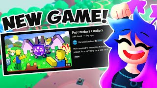 Reacting to Roblox PET CATCHERS Bubble Gum Simulator Devs NEW GAME [upl. by Iphigenia889]