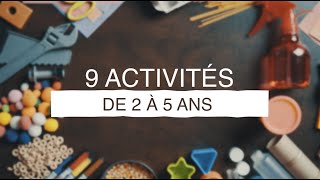 9 ACTIVITÉS AMUSANTES À FAIRE AVEC LES ENFANTS POUR DÉVELOPPER LA MOTRICITÉ FINE [upl. by Goldsmith]