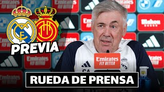 Rueda de prensa ANCELOTTI previa REAL MADRID vs MALLORCA [upl. by Tillie507]