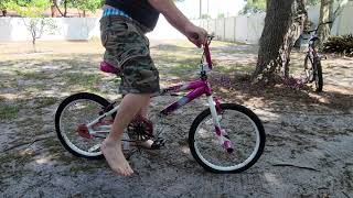 Fresh Find BMX Bike Tire PumpUp and Deflate and Tube Pulls w Inflate [upl. by Aoniak784]