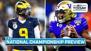 National Championship Preview Live From Houston  B1G Today [upl. by Anwahsak]