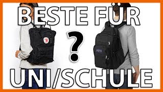 Die BESTEN Taschen für SCHULE amp UNI Meine Top 3 [upl. by Edaj]