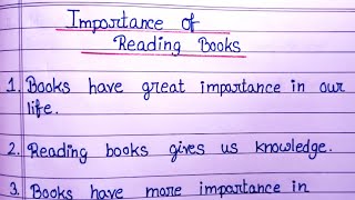 10 Lines On Importance Of Reading Books 10 Lines Essay On Importance Of Reading Books [upl. by Artenahs]