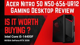 Acer Nitro 50 N50656UR12 Gaming Desktop Review  Intel Core i514400F NVIDIA RTX 3050 16GB DDR5 [upl. by Service]