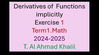 Find a tangent line equation by implicit derivative21 10 2024 [upl. by Hakceber]