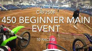 Honda CRF250f Midsouth Arenacross Main Event [upl. by Sanders]