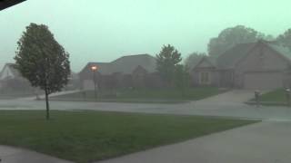 Severe Thunderstorm  May 1 2012 [upl. by Nhguaved]