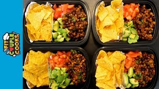 How To Meal Prep  Ep 28  VEGAN MEAL PREP  NACHOS 4 Meals3Each [upl. by Brandtr]