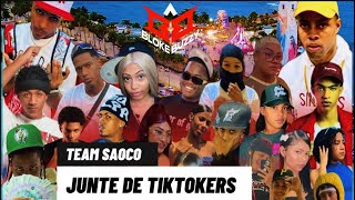 JUNTE DEL TEAM SAOCO EN LA PLAZA JUAN BARON MIRA LO QUE PASO CON LOS TIKTOKERS [upl. by Dougy]