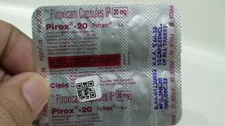 Pirox 20 capsule piroxicam uses side effects complete info hindi me [upl. by Ekrub]