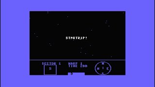 StarTrip 128 1989 by Kenneth Huebner — Commodore 128 — Gameplay [upl. by Eibocaj]