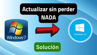 Como actualizar de Windows 7 a Windows 10 sin perder datos 2024 [upl. by Gaves]