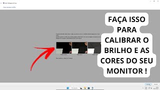 Comando DCCW No Windows Como Usar A Ferramenta De Calibração de Cores do Windows 1110 [upl. by Anael]