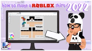 HOW TO MAKE A ROBLOX SHIRT ON COMPUTER 2022 [upl. by Letsyrhc]