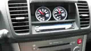 2005 Subaru Legacy GT boost and oil pressure gauges [upl. by Lai]