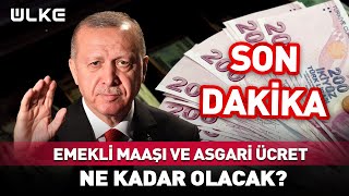 Emekli Maaşı ve Asgari Ücret Ne Kadar Olacak Erdoğandan Sondakika Açıklaması [upl. by Chiaki]