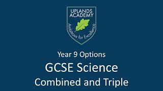 Science Combined and Triple GCSE Options 2024 [upl. by Gilemette]