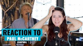 Vocal Coach Reacts to Paul McCartney CARPOOL KARAOKE [upl. by Hoshi]