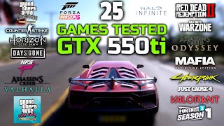 GTX 550 ti In Early 2022  25 Games Tested [upl. by Aierdna253]