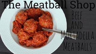 The Meatball Shop  Beef and Mortadella Meatballs  City Cookin [upl. by Travus]