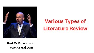 Types of Literature Review [upl. by Dylane]