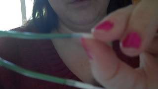 How to straighten stiff cables on circular knitting needles [upl. by Ahsenom]