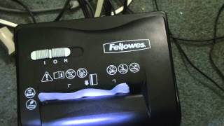 Fellowes Shredder Unboxing and USE [upl. by Rossy]