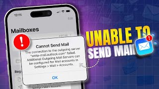 Fix Unable to Send Email on iPhone  Solve Mail Cannot Send Issue on iPhone [upl. by Cardwell]