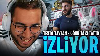 Eray  Testo Taylan quotUĞUR TAKI TATTOOquot İzliyor  testotaylan [upl. by Raffaello]