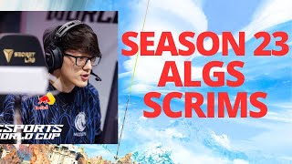 SEASON 23 SCRIMS  100T iiTzTimmy ALGS CHAMPS SCRIMS WITH OFFICIAL NEW 100 THIEVES TEAM [upl. by Bess]