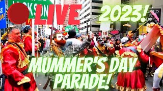 Mummers Day Parade Live 2023 [upl. by Adnaerb297]