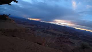 Sunrise time lapse  Dead Horse State Park Overlook 1192024 [upl. by Ileak]