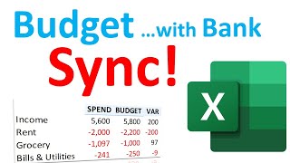 Budget and Track Expenses in Excel AUTOMATICALLY and FREE 💰5 [upl. by Norry]