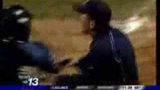 High school baseball coach strikes umpire [upl. by Nytsirt]