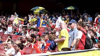 Boca Juniors fans at Emirates cup 2011 [upl. by Short]