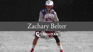 Zachary Belter Lacrosse Highlights  NY 2018  Def LSM [upl. by Banquer]