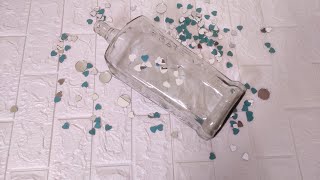 How To Do Mosaic Art Mosaic Bottle Art Mirrors Mosaic Art Vibhas Craft Zone Bottle Painting [upl. by Krenn]