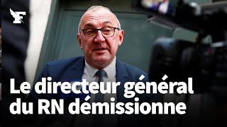 Législatives le directeur général du Rassemblement National démissionne [upl. by Keating118]