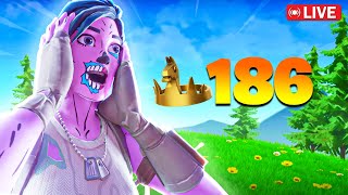 🔴182 CROWNS Fortnite Live Chapter 5 Season 4  Chained Together Game With Viewers [upl. by Ennairac]