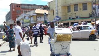 EXPLORING THE REAL AFRICAN STREET MARKET  4K WALKING TOUR [upl. by Maggs]