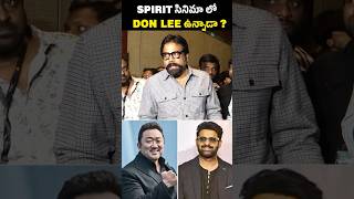 Spirit లో డోన్ LEE ఉన్నాడా  🥵🔥Spirit Update By SandeepReddyVanga  Prabhas [upl. by Myk]